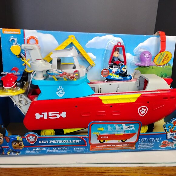 New Paw Patrol Sea Patrol Convertible Boat/Ship - Picture 1 of 10